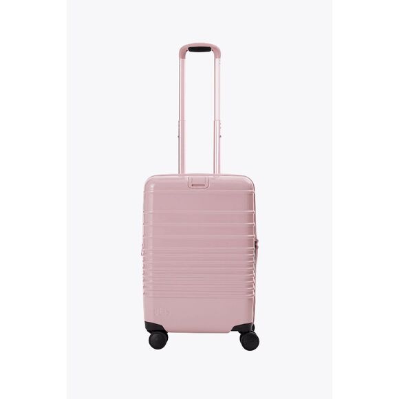 NWT Beis Carry On Roller Suitcase in Glossy Atlas Pink - GONE FOR GOOD - Picture 1 of 5